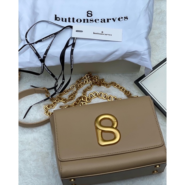 PL Buttonscarves - Alva Sling Bag - Light Tan