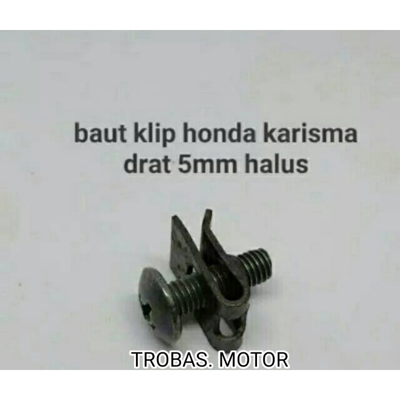 Baut klip 5mm/baut klip batok karisma honda