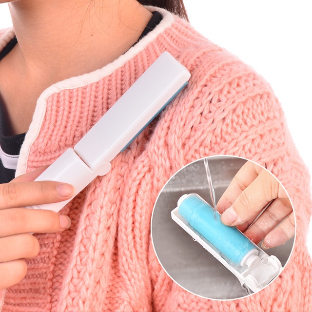 Roller Pembersih Bulu Hewan Peliharaan Portable Reusable Warna Acak Untuk Pakaian