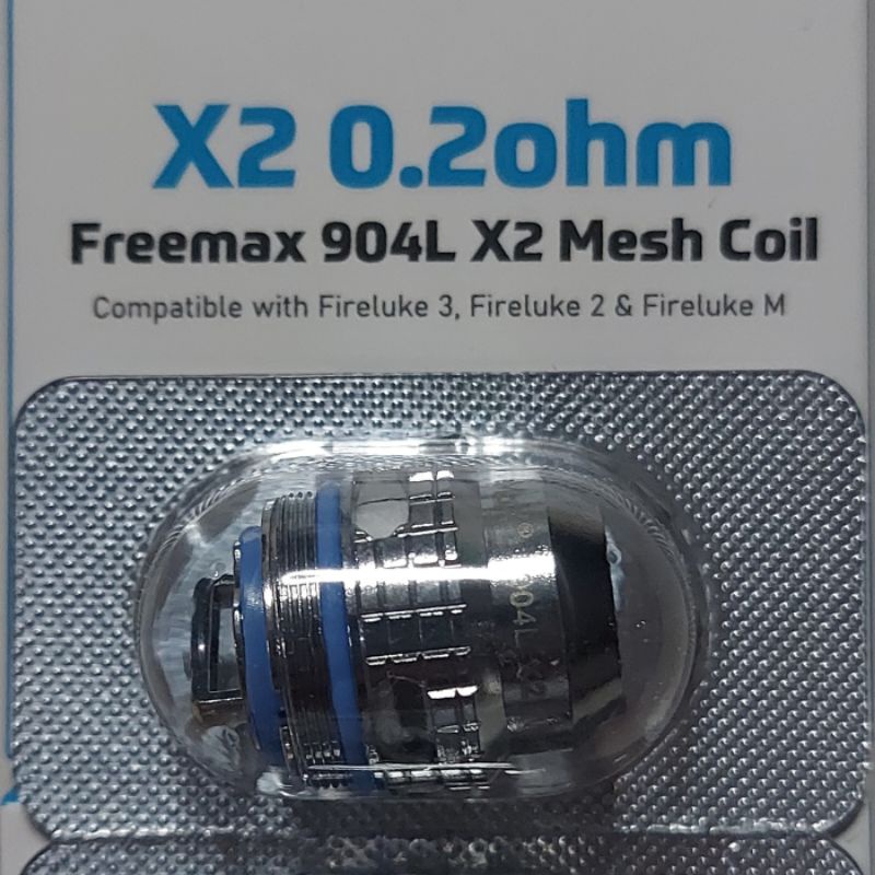 1 original 904L x2 fireluke 0.2 freemax 1 coil bisa uforce