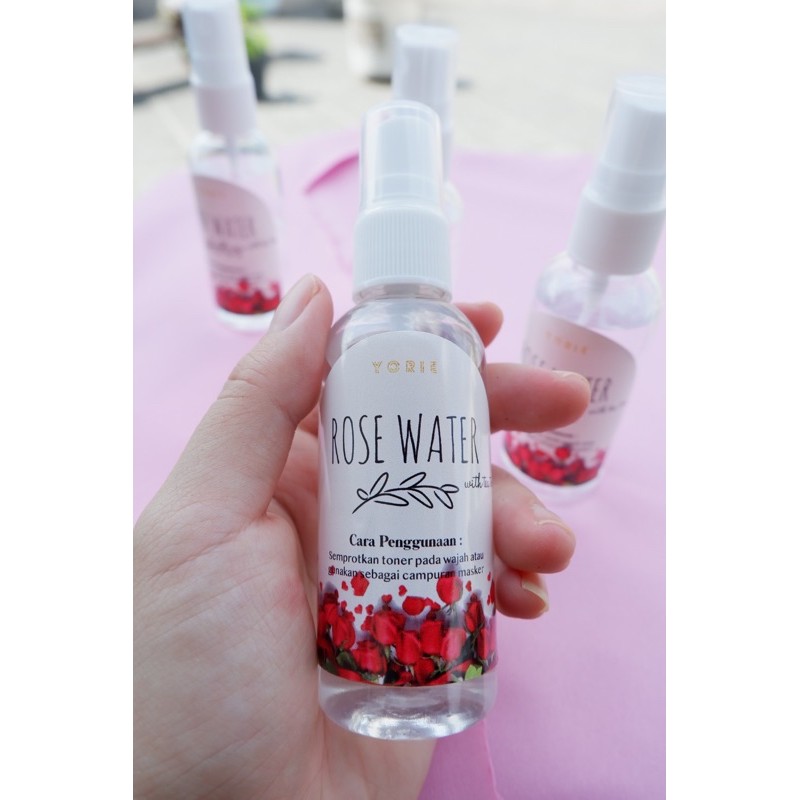 Rose Water Toner with Tea Tree Oil ( Toner Air Mawar) By Yorie