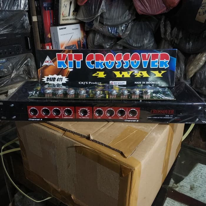 Box plus kit crossover 4way CKJ DHB 411 / paket crossover ckj dhb 411