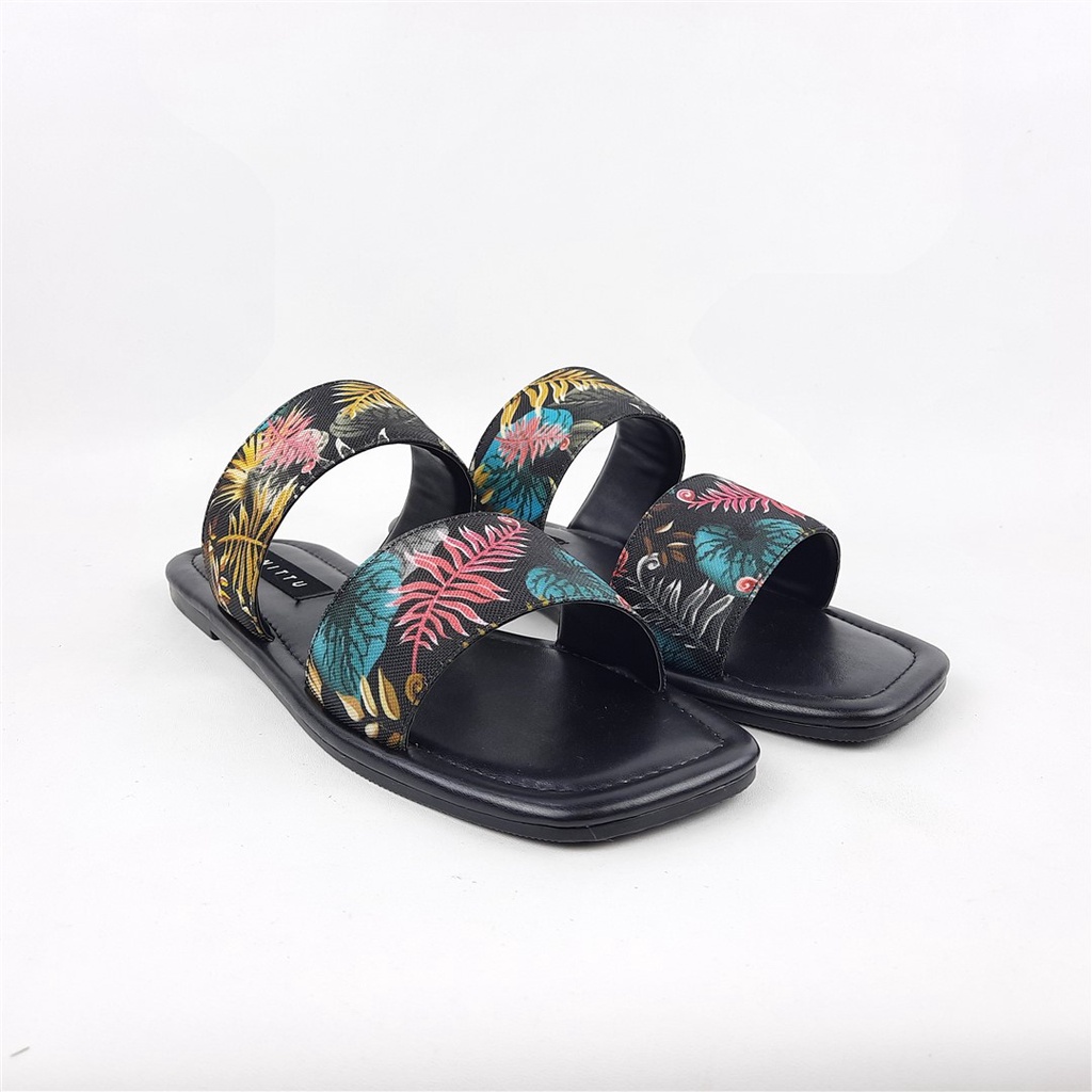 Sandal flat slip on  Lili marleen Forest 36-40