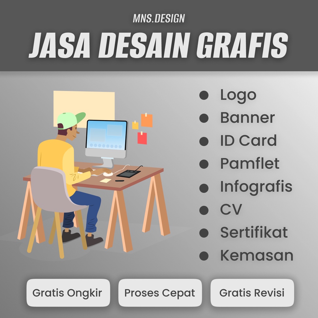 Jual Jasa Desain Murah Bergaransi Design Custom Logo Banner Id Card