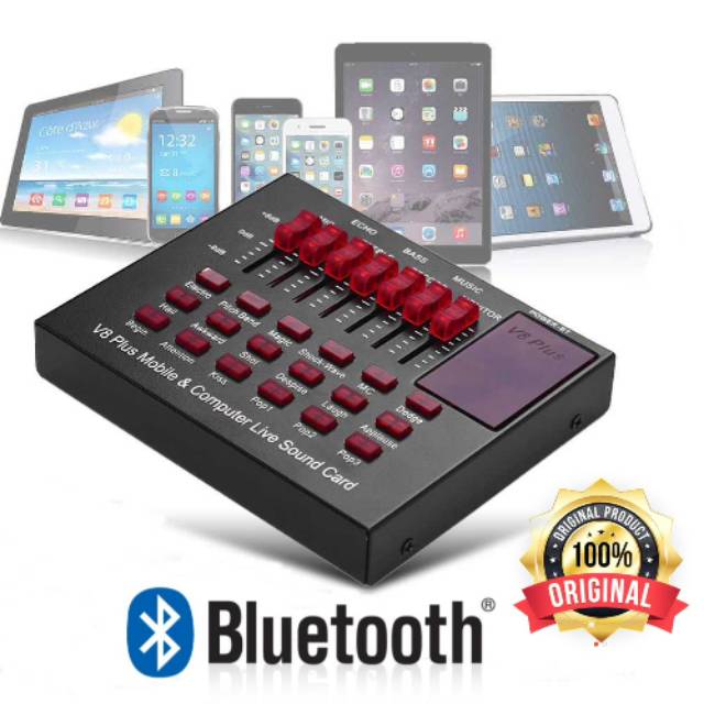 Soundcard V8 plus Bluetooth USB External Soundcard Live V8 Plus