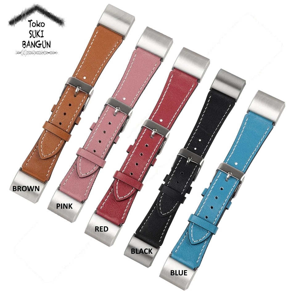 TALI JAM Fit Charge 2 Leather STITCH Watch Strap Band