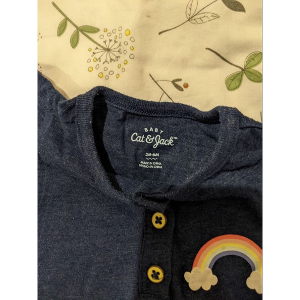 Baju baby merk cat and jack US size 3-6 bulan ( like new)