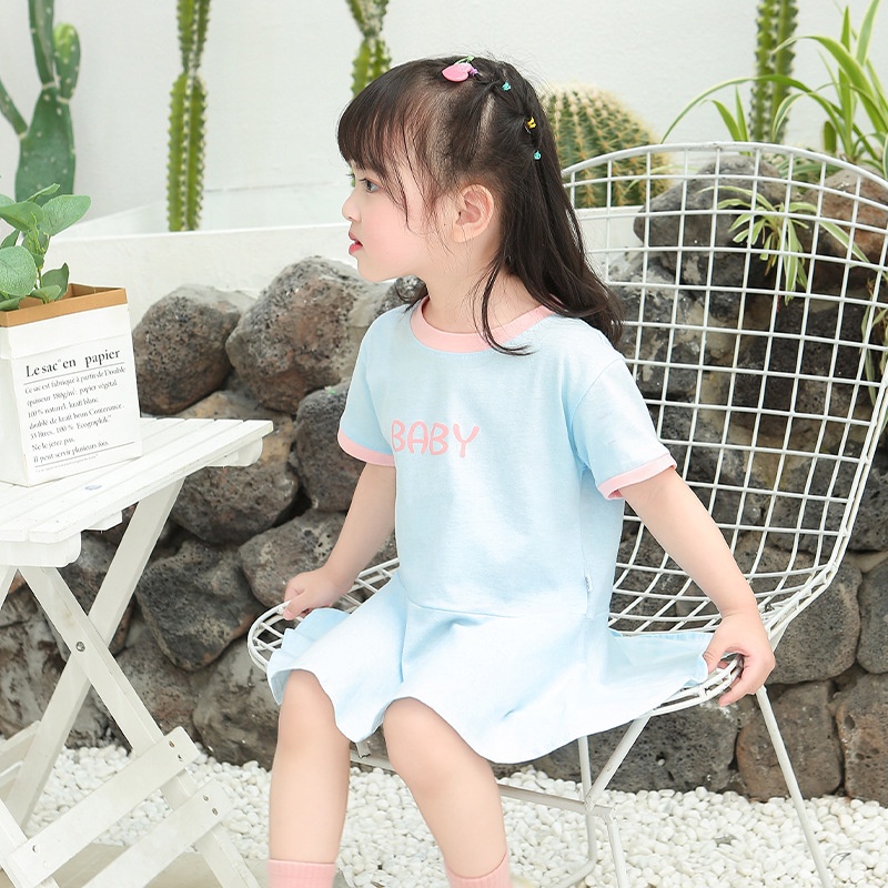 Dress Baju Katun Cotton Outdoor Casual Import Impor Bayi Baby Usia 0-12 Bulan Lillegifts