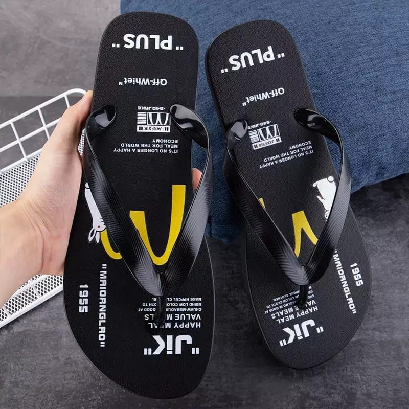 SANDAL JEPIT PRIA SPON MOTIF M PLUS