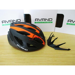  Jual  Cepat Helm  Sepeda  Avand Type A 20 Warna Orange Hitam 