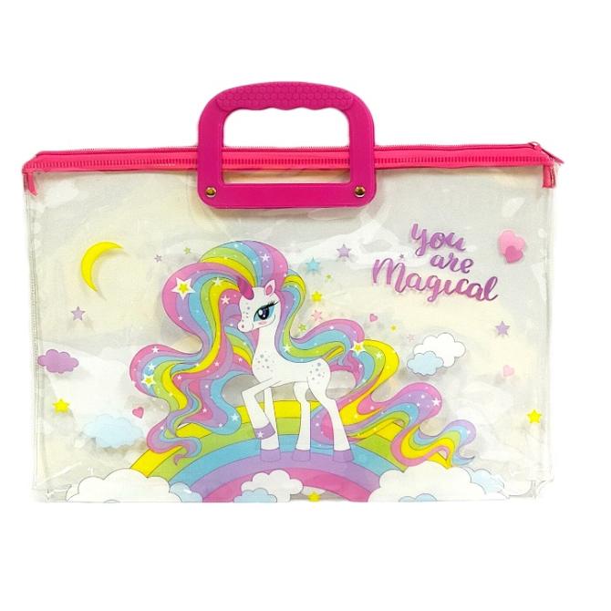 

Bagus Dipakai.. Map File Folder Zipper Karakter Unicorn/MSP-F2-3/1 Pcs