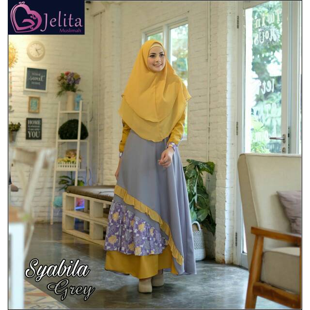 GAMIS SABILA ORI BY GAMIS JELGANT ( JELITA MUSLIMAH ) SABILA DRESS