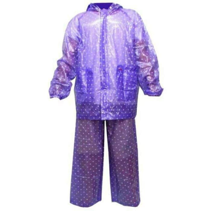 Jas Hujan premium Jaket Celana Elmondo 927 Polkadot awet berkualitas