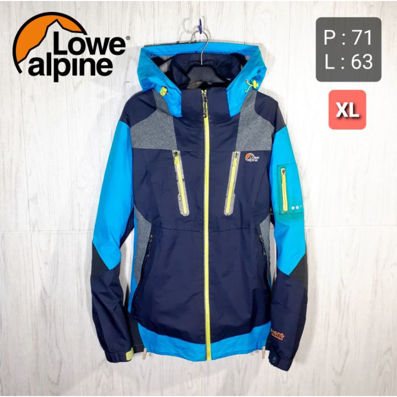 Jaket Waterproof Jumbo Big Size XL Outdoor Hiking Gunung LOWE ALPINE eVent 3L Bekas Second Original