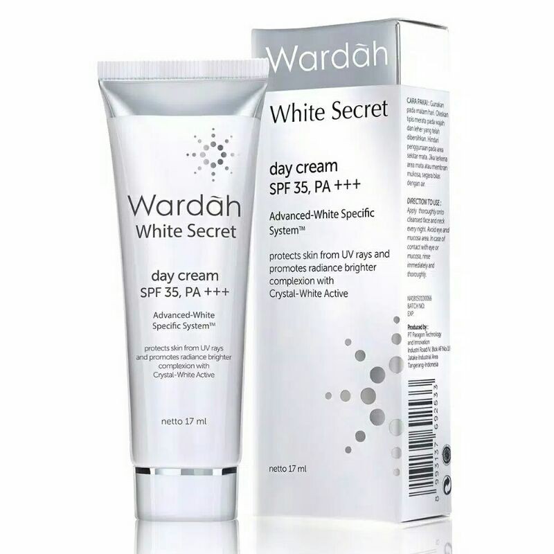 WARDAH WHITE SCREET NIGHT - DAY 17-30ML ORIGINAL 100%