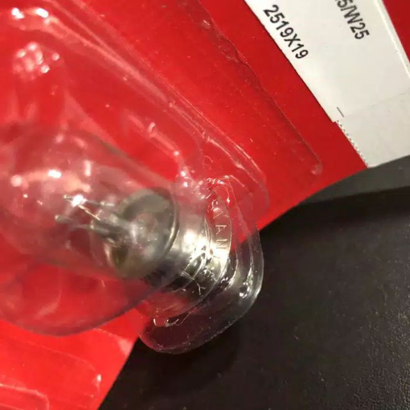 Bohlam Depan Lampu Motor Honda KFV 12V 25W V25 V 25 Watt Grand Supra Vario Beat Scoopy Spacy Revo-2