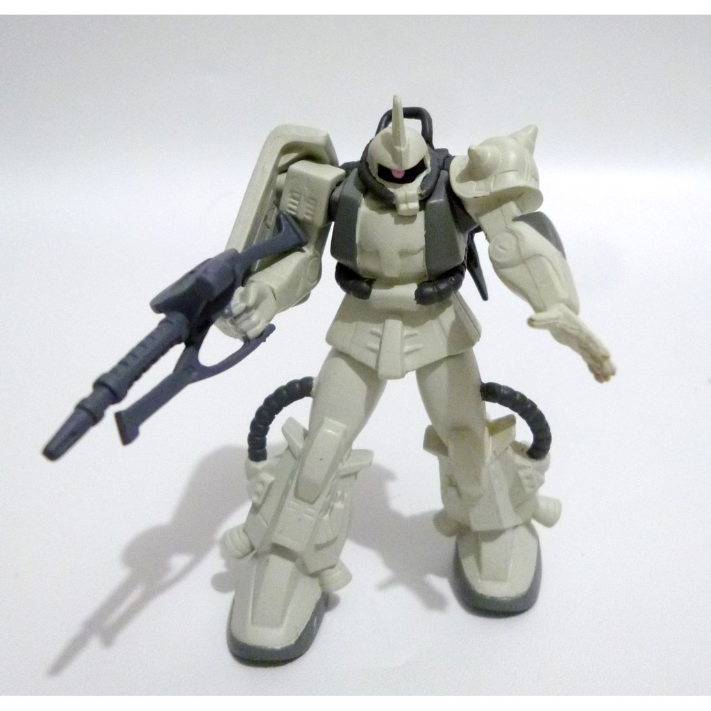 Action Figure Gundam Zaku II White Zaku Ogre Original Bandai