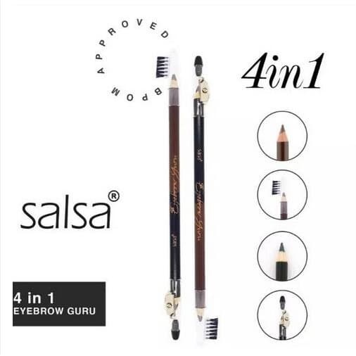 ✦SINAR✦ Salsa Eyebrow Guru Pensil Alis 4 in 1