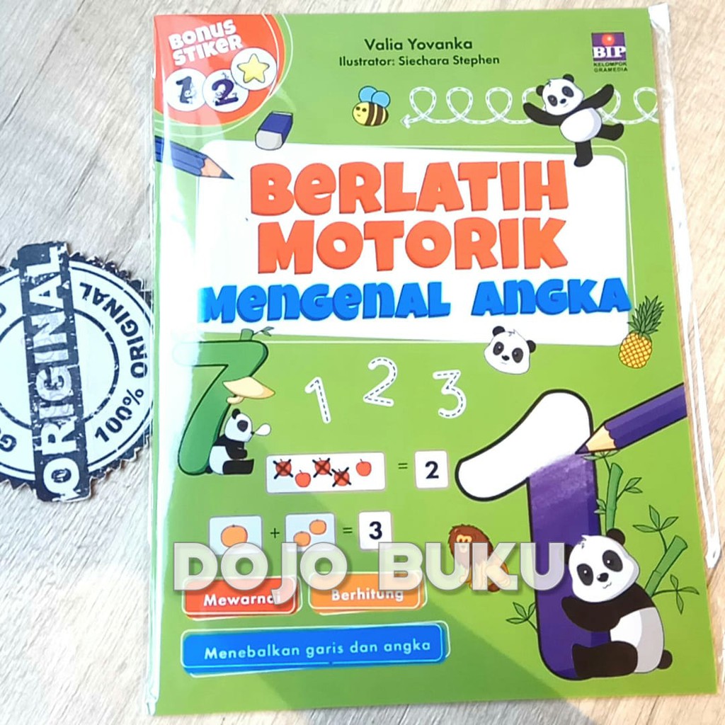 Berlatih Motorik Mengenal Angka by Valia Yovanka