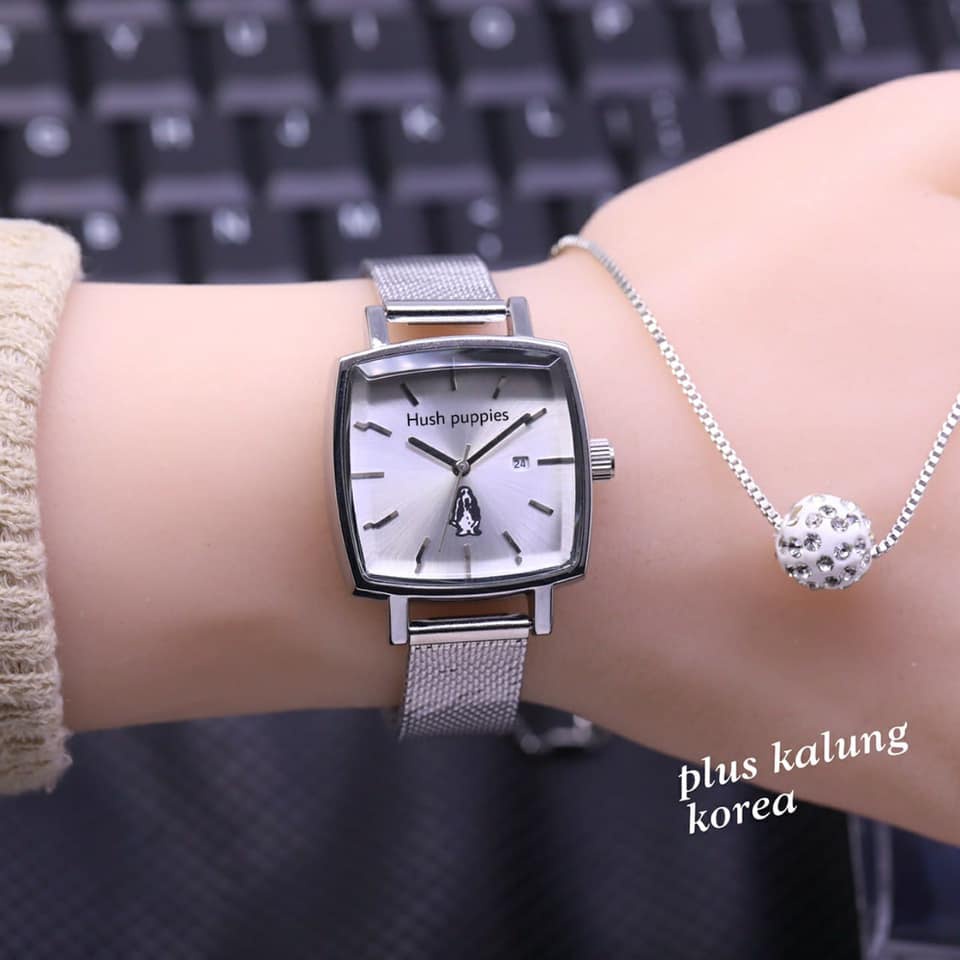 JAM TANGAN HUSHPUPPIES PASIR FREE KALUNG 3CM JAM MURAH-JAM FASHION-TERLARIS-JAM BRANDED-GROSIR JAM