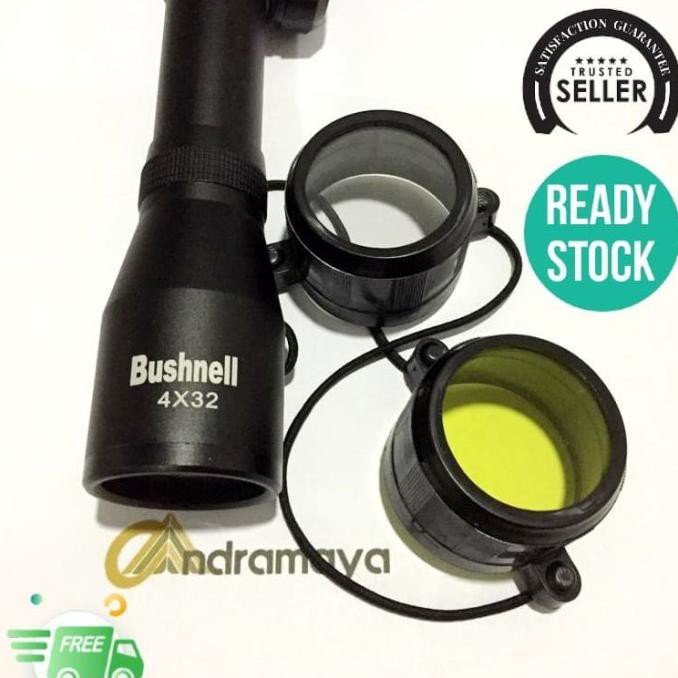 Best Seller] Telescope Teleskop Bushnell 4X32 – Range Finder - Teropong / Scope