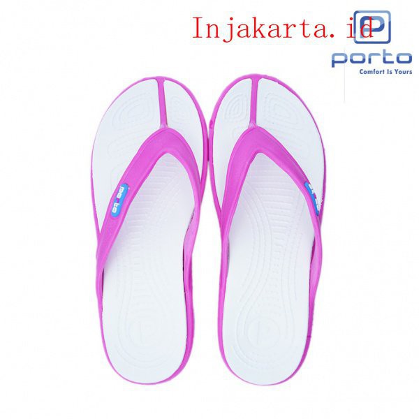 Porto - Sandal Jepit Wanita Heels Nyaman Karet Lunak 711L (Sale) 1nJi