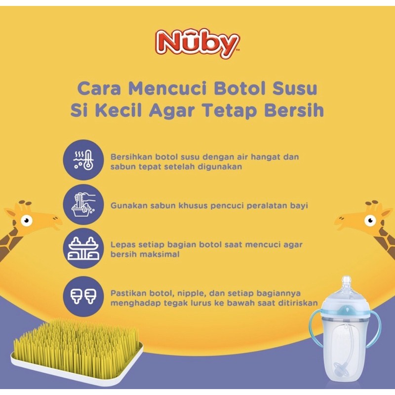 Nuby - Turf Grass Drying Rack / rak pengering botol