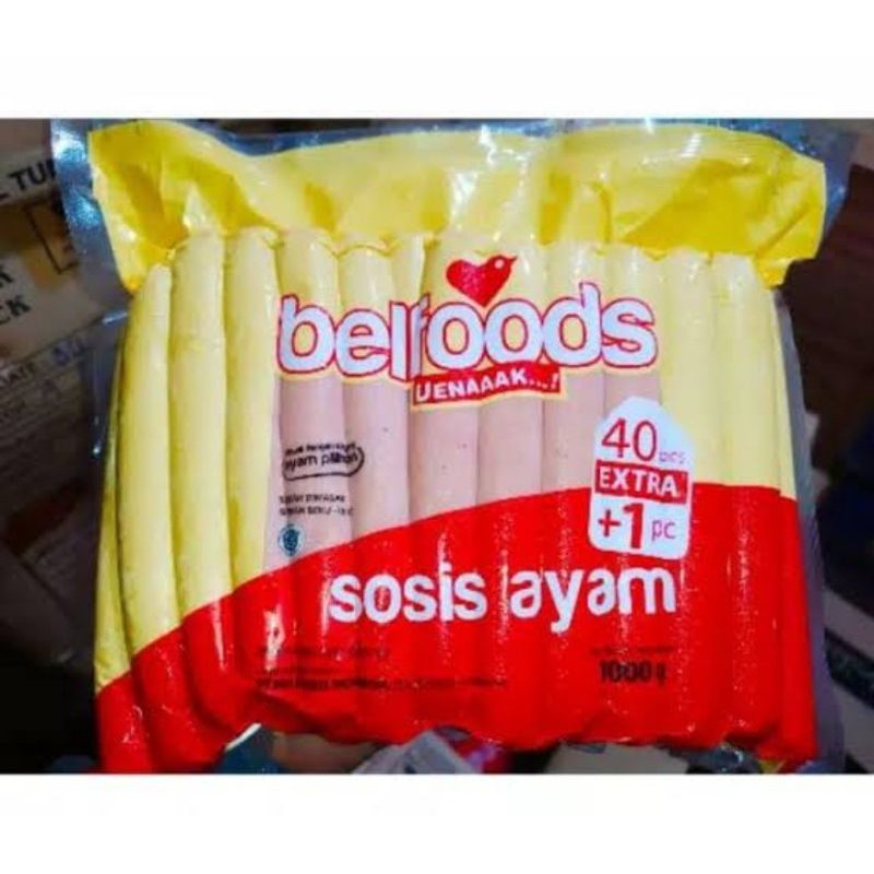 

Belfoods Uenaaak Sosis Ayam 1kg (isi 40)