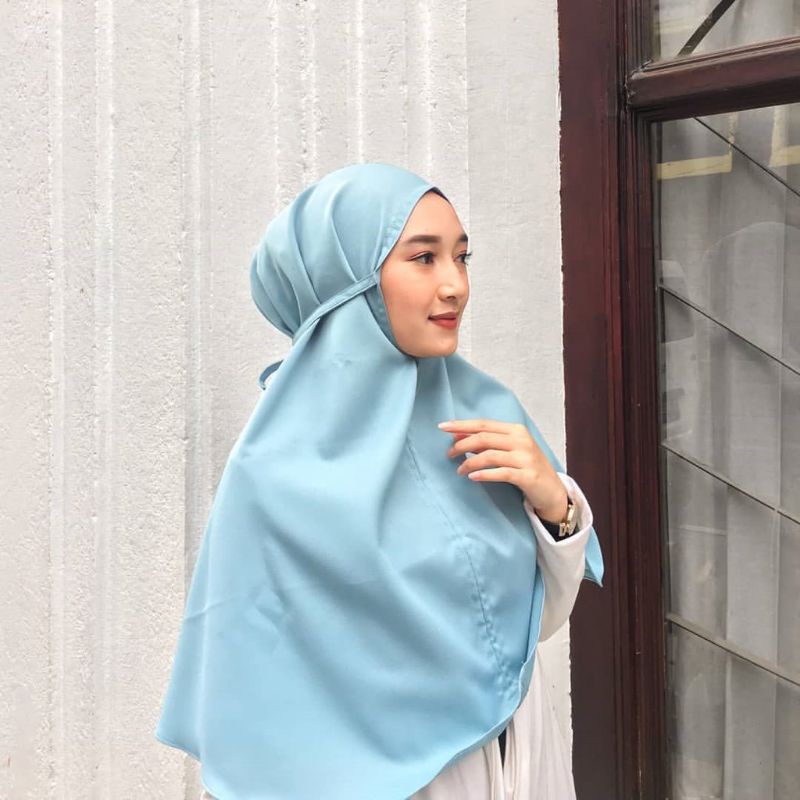BERGO MARYAM MOSCREPE Premium/KHIMAR Adelia Pasha/JILBAB MARYAM/KERUDUNG MARYAM/HIJAB MARYAM/SIZE M