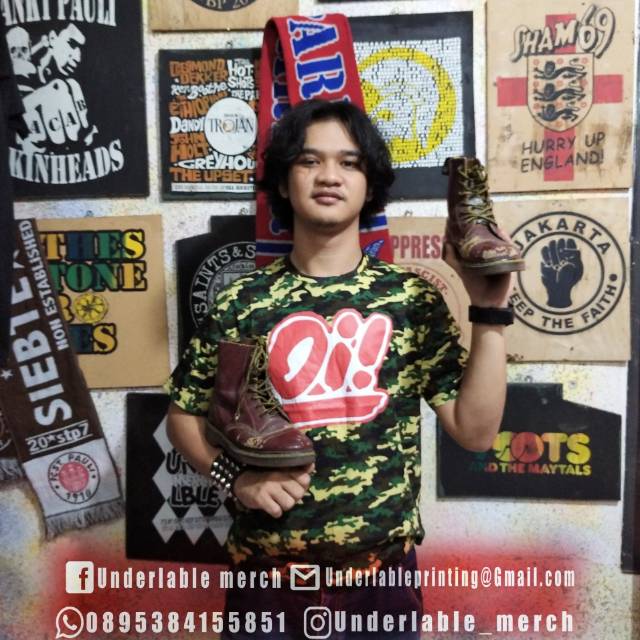 KAOS OI CAMO SKINHEAD