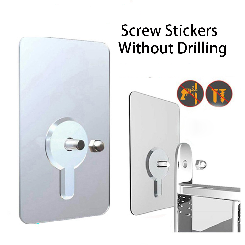 [Multifunction Punch-Free Non-Marking Screw Stickers][Invisible Frame Hole Hanging Nail][Home Wall Hanging Storage Hook]