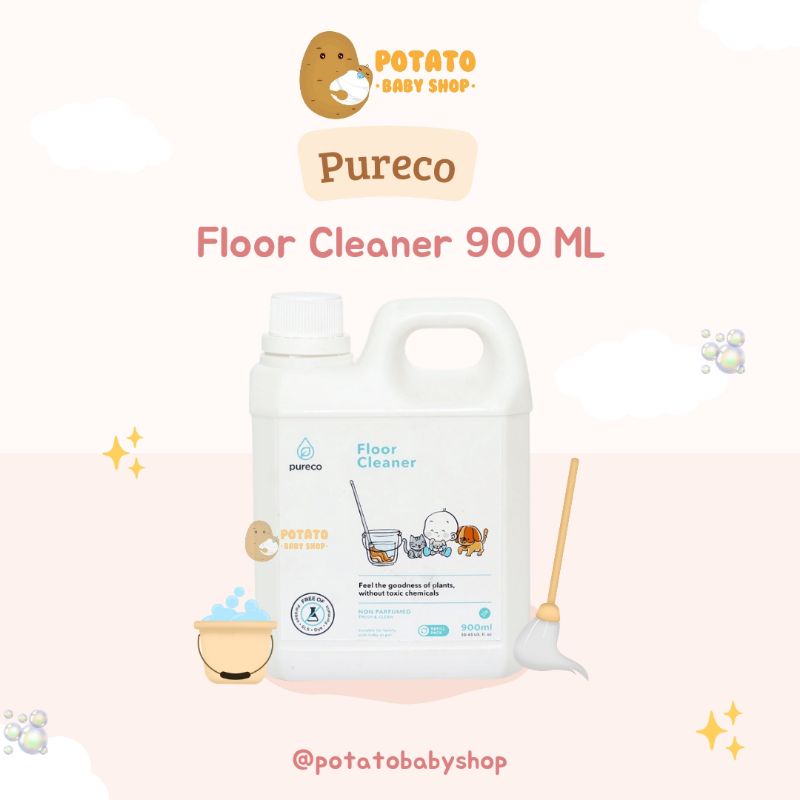 Pureco Floor Cleaner 900ml Sabun Pel Lantai