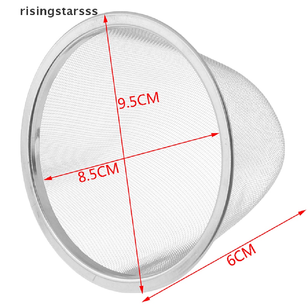 Saringan Teh Bahan Stainless Steel Mesh Dapat Digunakan Kembali