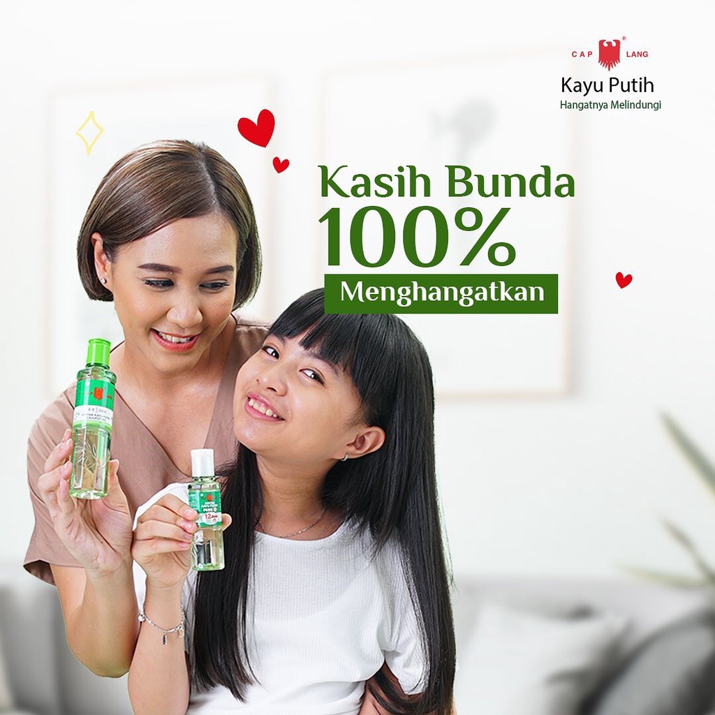 Minyak Kayu Putih CAP LANG  15mL 30mL 60mL Cajuput Oil ens caplang kembung gatal mual sakit perut hangat melegakan tenggorokan uap humidifier