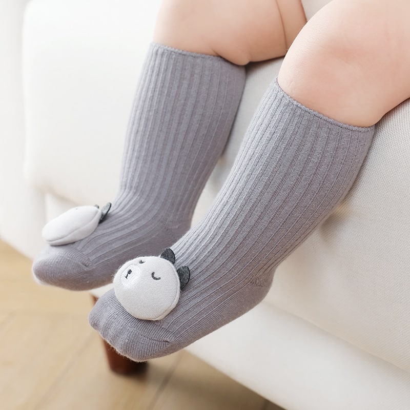 PGT - GGA Kaos Kaki Panjang Anti Slip Bayi Boneka 3D