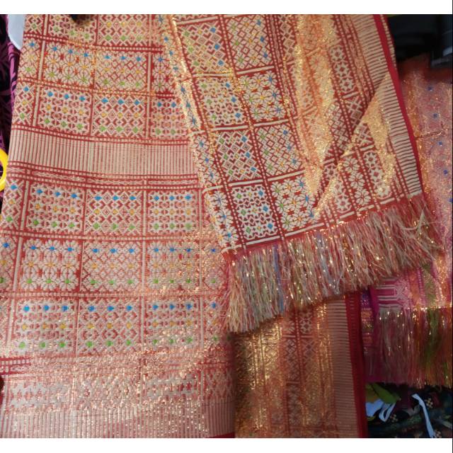 Paket Kain songket bali dan selendang