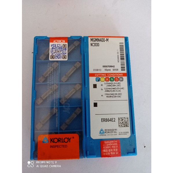 INSERT potong MGMN400NC3030