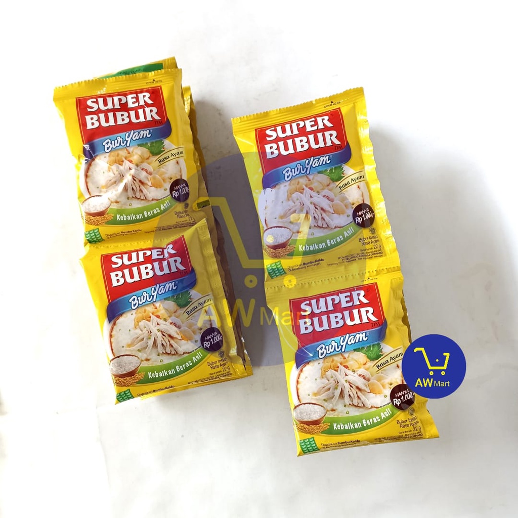 BURYAM RENCENG - SUPER BUBUR RENCENG 10 SACHET X 22GRAM