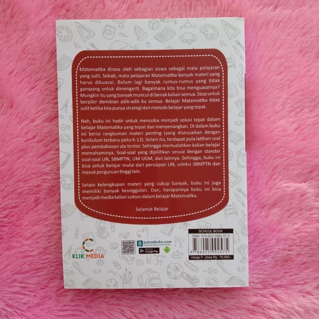 BUKU SMA :TRIK MASTER KUASAI BIOLOGI, FISIKA, KIMIA, MATEMATIKA SMA/MA KELAS X,XI, XII-6