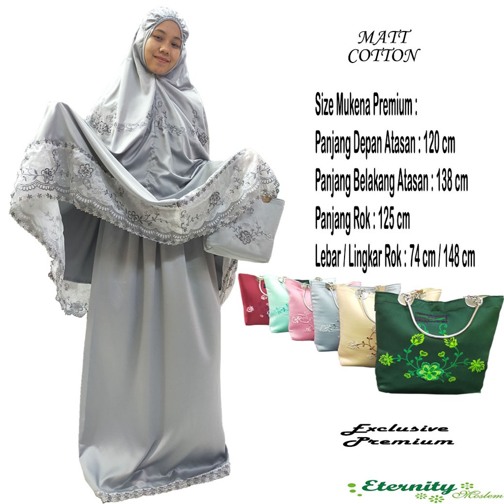 Mukena Bordir Organdi Mukena Dewasa Mukena Eternity premium Mukena Rukuh Terbaru