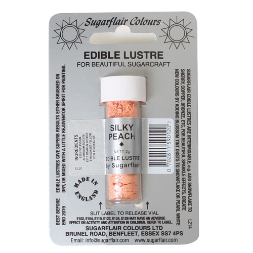 

Sugarflair Edible Lustre Dust - Silky Peach