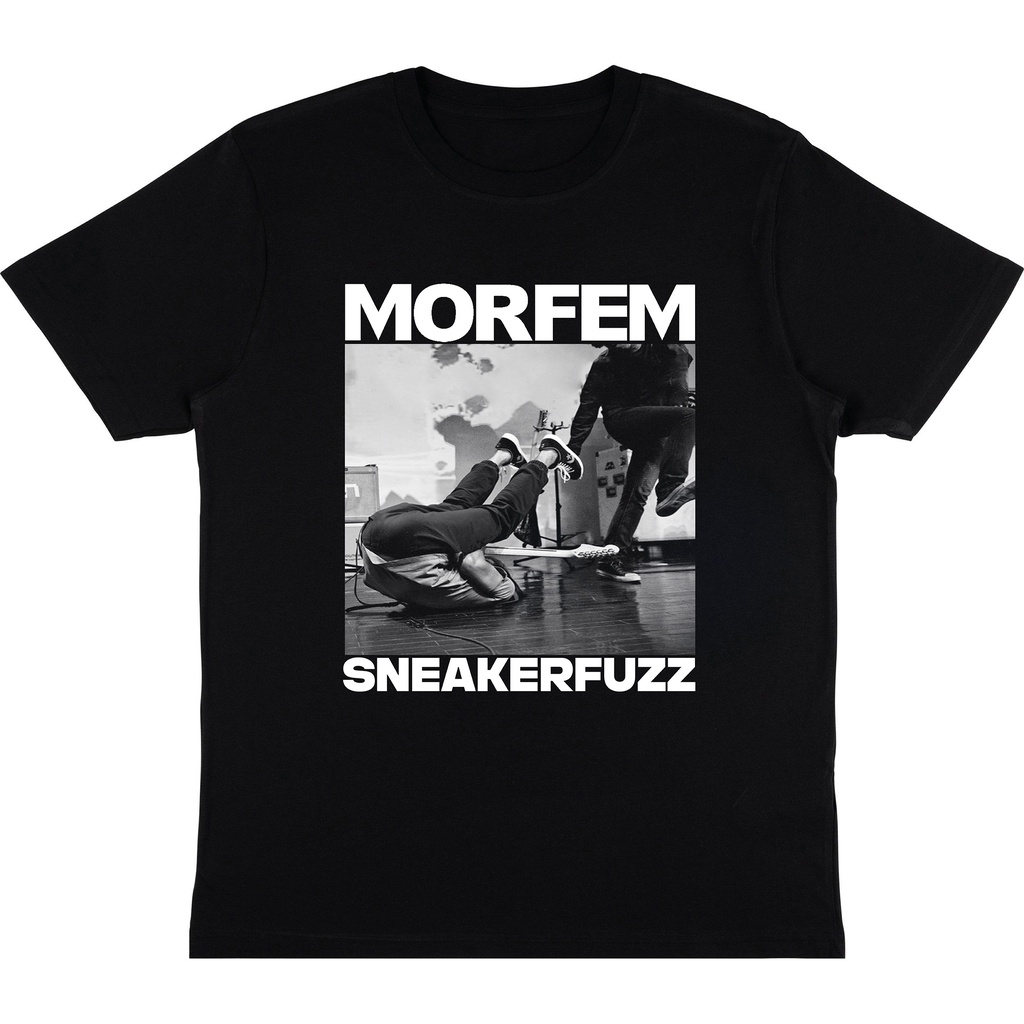 KAOS MORFEM - SNEAKERFUZZ | T-SHIRT BAND MORFEM | KAOS BAJU BAND HITAM MORFEM