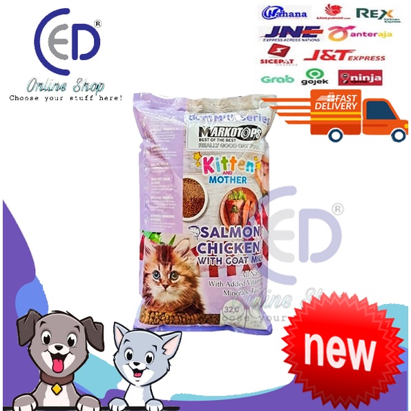 MAKANAN KUCING MARKOTOPS ADULT DAN KITTEN 20KG DISKON