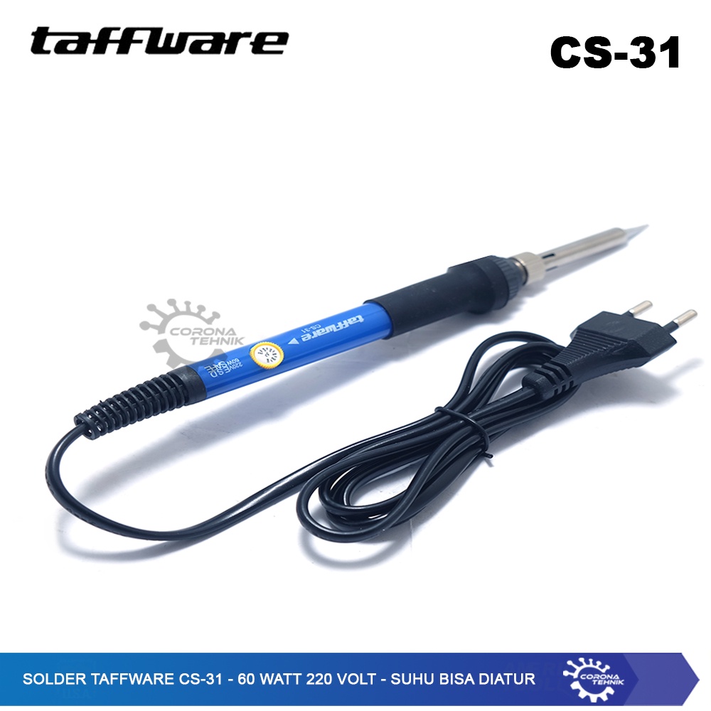 Solder Taffware CS-31 - 60 Watt 220 Volt - Suhu Bisa Diatur