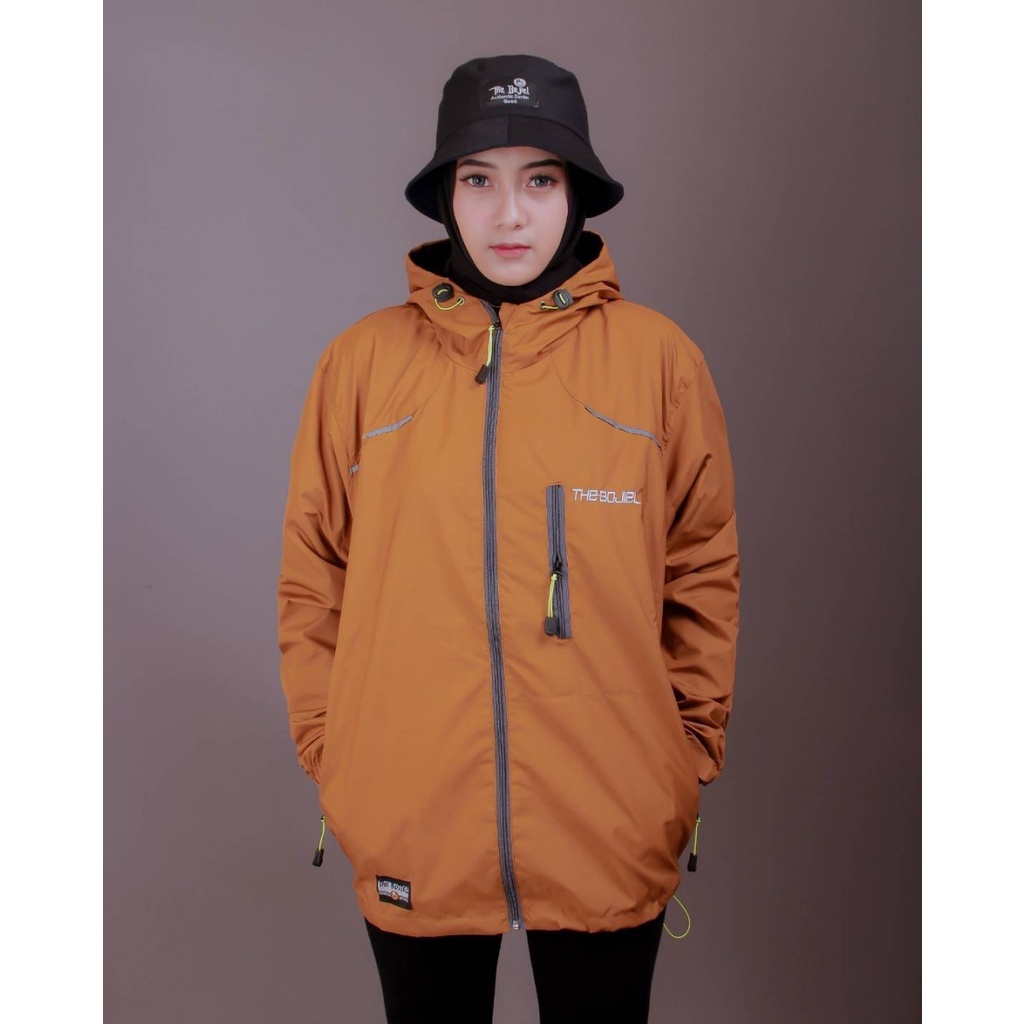 Jaket Parasut Pria / Wanita Waterproof M L XL Jaket Pria / Wanita Terbaru Kekinian Outdoor Anti Air