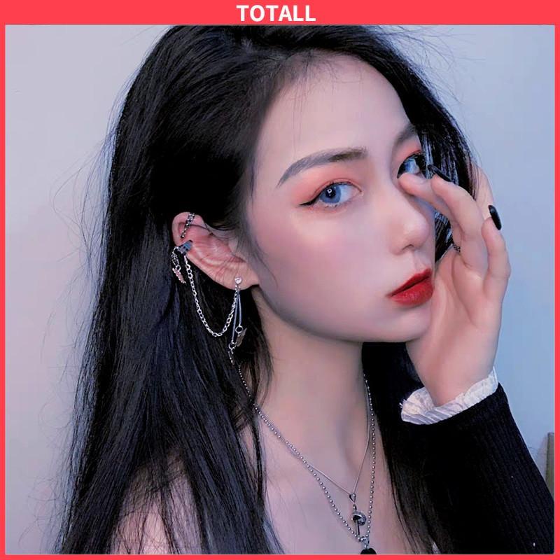 COD Klip telinga pejantan kupu-kupu klip tulang telinga anting-anting siswa-Totall