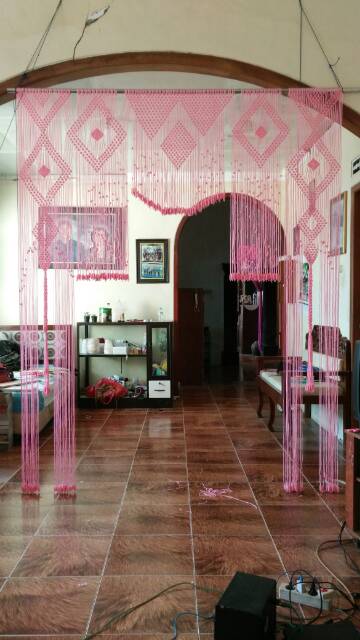 READY STOK) macrame tirai pintu / macrame wall hanging (TP 002)