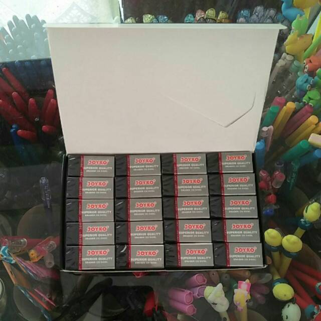 

Setip penghapus JOYKO HITAM kecil isi 40pcs