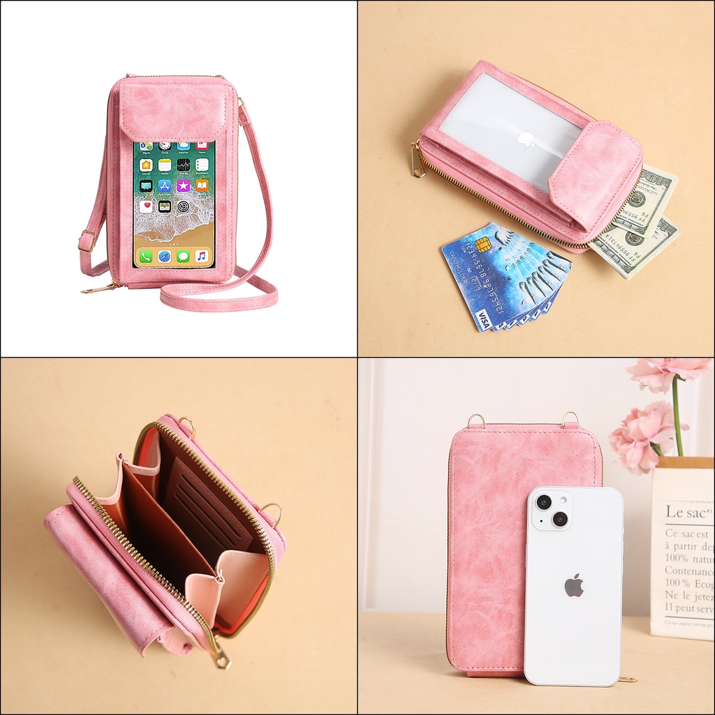 Khatinstore Dompet HP Layar Sentuh Touch Screen ORI FY FOREVER YOUNG L086 Tas Selempang Wanita Impor Tas Bahu Remaja Perempuan 420