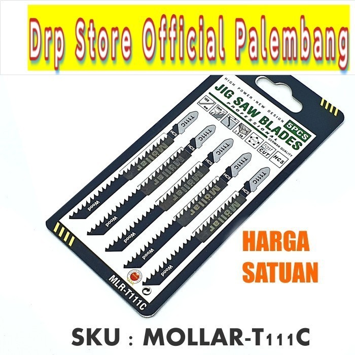 MOLLAR Mata Jigsaw T111C - Jigsaw Blade Kayu Basic For Wood